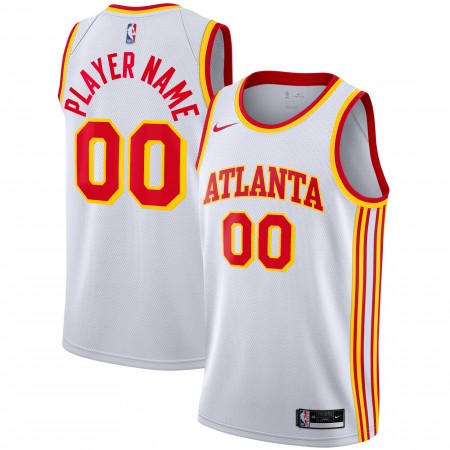 Maillot Basket Atlanta Hawks Personnalisé 2020-21 Nike Association Edition Swingman - Homme
